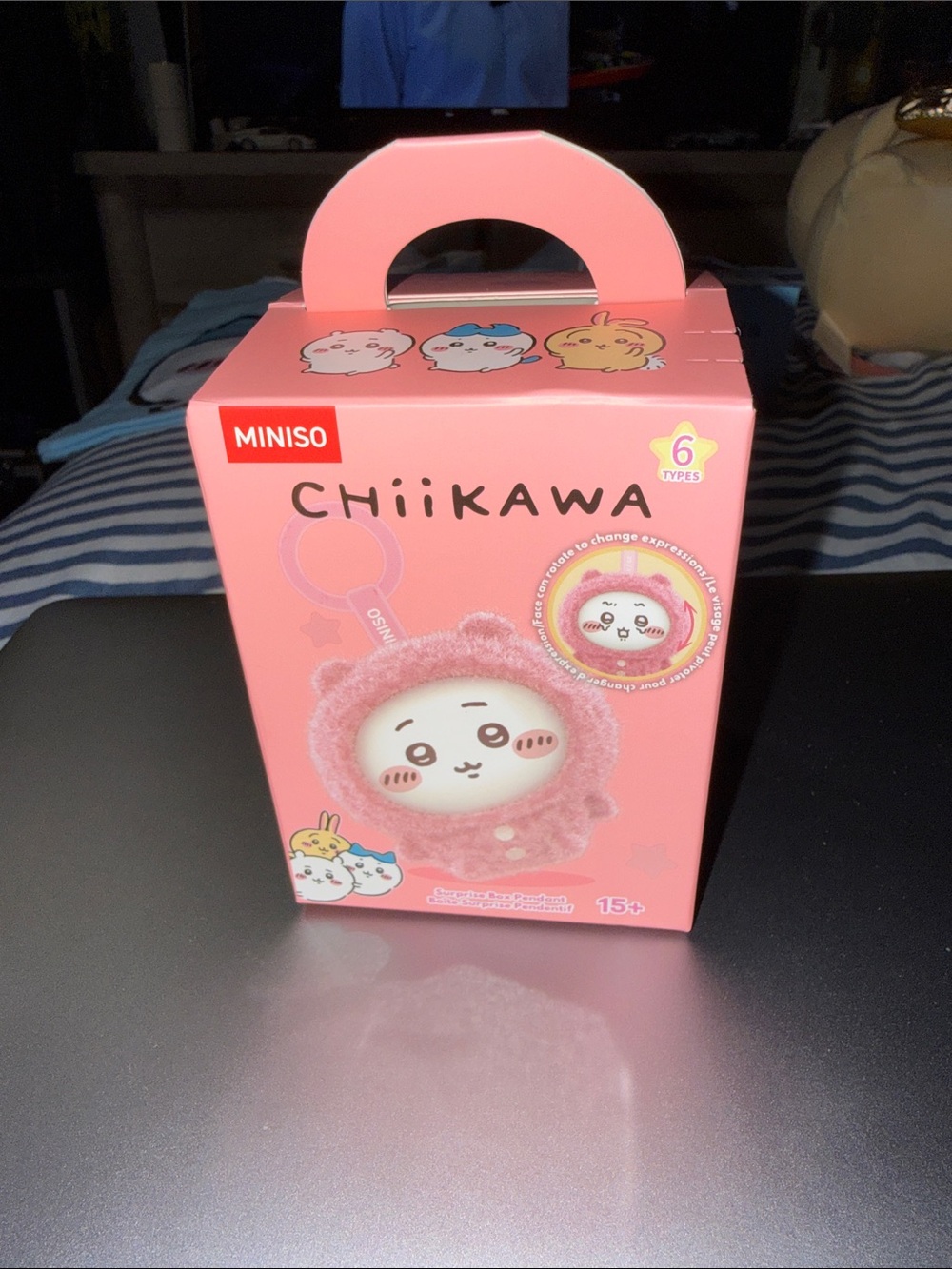 Chiikawa face flip charm! (Kurimanju)